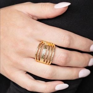 Paparazzi Basic Maverick Gold Ring